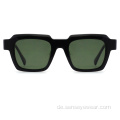 Männer Custom Logo UV400 Acetat polarisierte Sonnenbrille